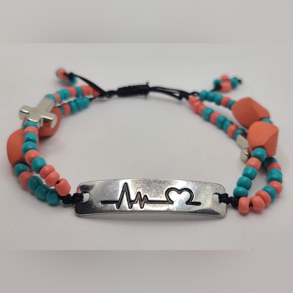 NWT Heartbeat Handcrafted Bracelet